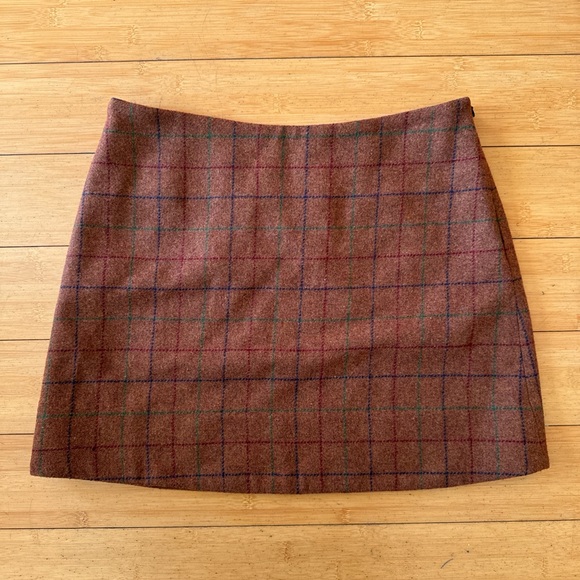 Rachel Antonoff Richard Mini Skirt Plaid Multi - Picture 1 of 7